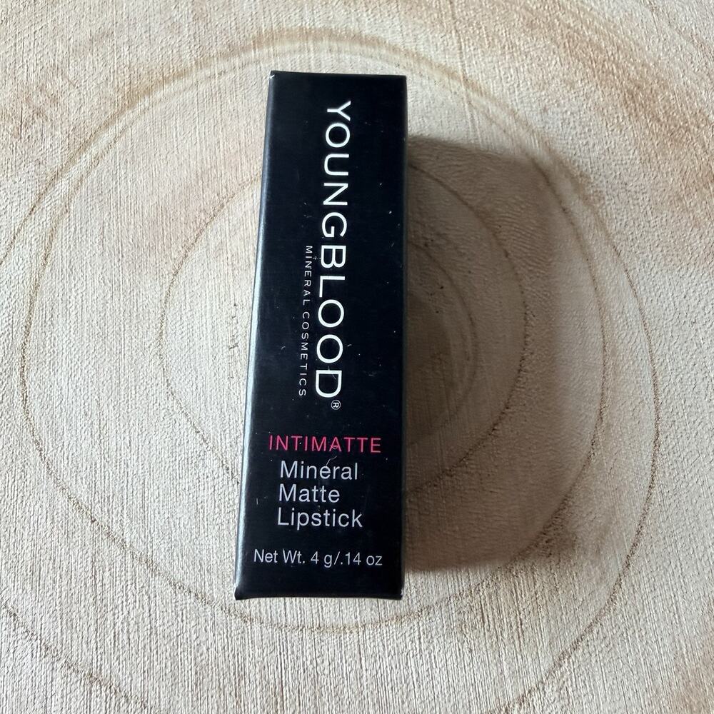 Youngblood Intimatte Mineral Matte Lipstick Stick Ooh La La 0.14oz Cruelty-Free